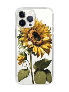 Чохол із потовщеними кутами на iPhone 14 Pro :: Соняшник (принт 274)