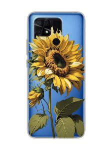 Прозорий чохол на Xiaomi Redmi 10C :: Соняшник (принт 274)