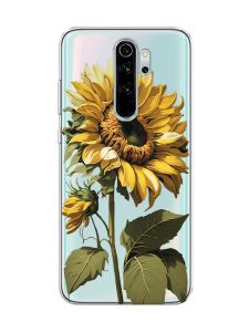 Прозорий чохол на Xiaomi Redmi Note 8 Pro :: Соняшник (принт 274)