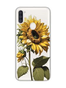 Прозорий чохол на Samsung Galaxy A11 :: Соняшник (принт 274)