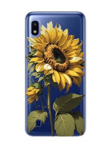 Прозорий чохол на Samsung Galaxy A10 (2019) A105 :: Соняшник (принт 274)