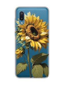 Прозорий чохол на Samsung Galaxy A02/A022 (2021) :: Соняшник (принт 274)