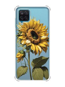 Чохол з потовщеними кутами на Samsung A12 4G :: Соняшник (принт 274)