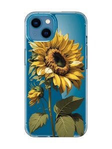 Прозорий чохол для iPhone 13 mini :: Соняшник (принт 274)