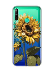 Прозорий чохол для Huawei Р40 lite E / Y7p  :: Соняшник (принт 274)