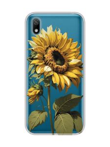 Прозорий чохол для Huawei Y5 2019 / Honor 8S :: Соняшник (принт 274)