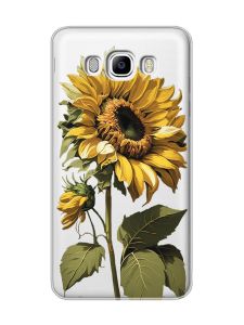 Прозорий чохол на SAMSUNG Galaxy J7(2016) J710 :: Соняшник (принт 274)