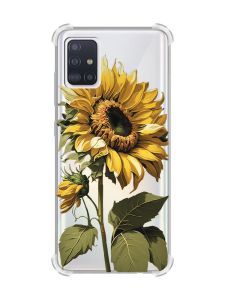 Чохол з потовщеними кутами на Samsung Galaxy A71 / A715 :: Соняшник (принт 274)