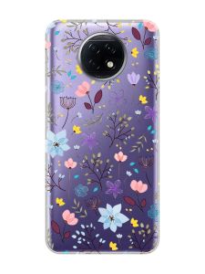 Прозорий чохол на Xiaomi Redmi Note 9T/Redmi Note 9 5G :: Квітковий фон (принт 267)