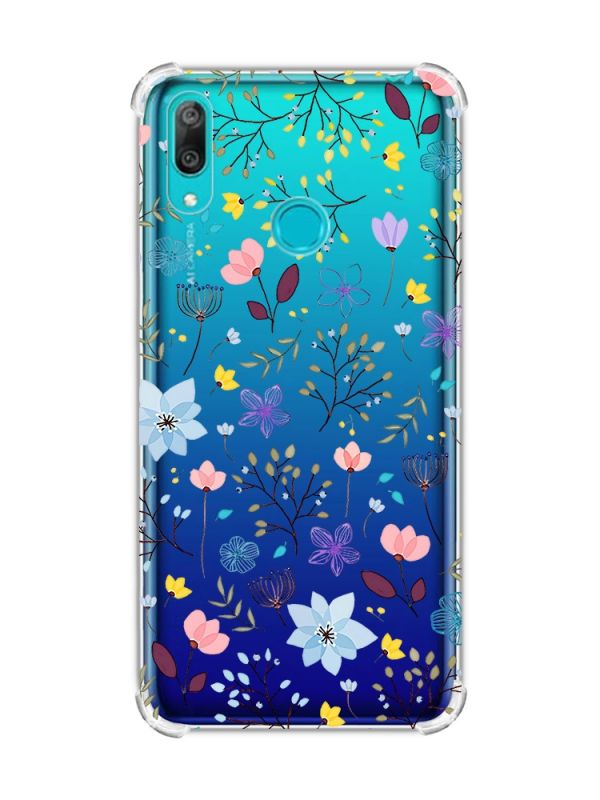 Чохол з потовщеними кутами Huawei Y7 2019/Y7 prime 2019 :: Квітковий фон (принт 267)