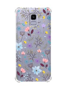 Чохол із потовщеними кутами на Samsung Galaxy J6 (2018) J600F :: Квітковий фон (принт 267)