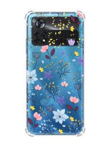 Чохол з потовщеними кутами на Xiaomi Poco X4 Pro 5G :: Квітковий фон (принт 267)