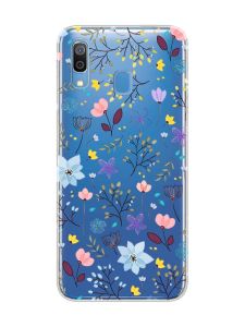Прозорий чохол для Samsung Galaxy A30 (2019)/A20 (2019) :: Квітковий фон (принт 267)