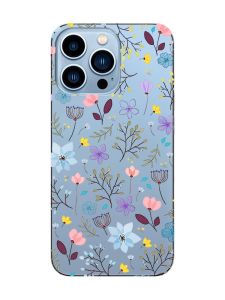Прозорий чохол на Apple iPhone 13 Pro Max :: Квітковий фон (принт 267)