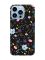 Матовий чорний чохол на Apple iPhone 13 Pro Max :: Квітковий фон (принт 267)
