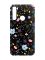 Матовий чорний чохол на Xiaomi Redmi Note 8 :: Квітковий фон (принт 267)