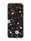 Матовий чорний чохол на Xiaomi Redmi 10C :: Квітковий фон (принт 267)