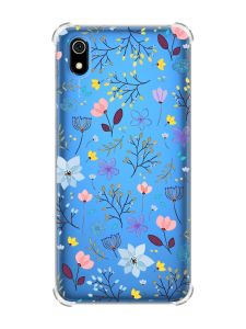 Чохол з потовщеними кутами для Xiaomi Redmi 7A :: Квітковий фон (принт 267)