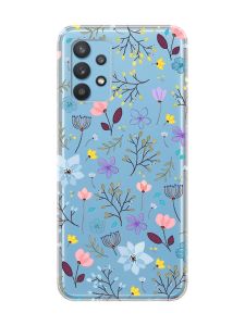 Прозорий чохол на Samsung Galaxy A32 :: Квітковий фон (принт 267)