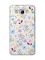 Прозорий чохол на Samsung Galaxy J7(2016) J710 :: Квітковий фон (принт 267)