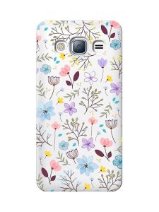 Прозорий чохол на Samsung Galaxy J3 2016 (J310) :: Квітковий фон (принт 267)