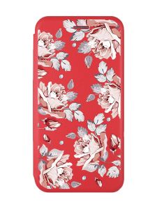 Чохол-книжка з малюнком для Xiaomi Redmi 8A Червоний :: Фон Троянди (принт 273)