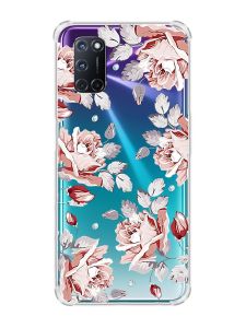 Чохол з потовщеними кутами на Oppo A52/A72/A92 :: Фон Троянди (принт 273)