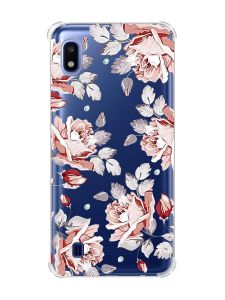 Чохол з потовщеними кутами на Samsung Galaxy A10 (2019)/A105 :: Фон Троянди (принт 273)