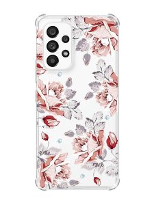 Чохол з потовщеними кутами на Samsung Galaxy A53 :: Фон Троянди (принт 273)