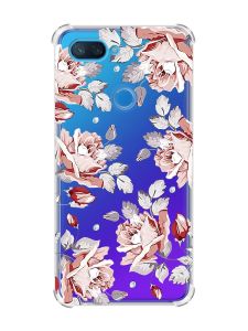 Чохол із потовщеними кутами на Xiaomi Mi 8 Lite :: Фон Троянди (принт 273)