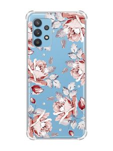 Чохол з потовщеними кутами на Samsung Galaxy A32 :: Фон Троянди (принт 273)