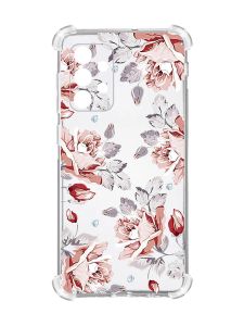 Чохол із потовщеними кутами на Oppo A72 5G :: Фон Троянди (принт 273)