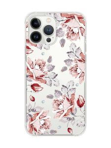 Чохол із потовщеними кутами на iPhone 14 Pro Max :: Фон Троянди (принт 273)