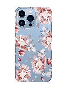 Прозорий чохол на Apple iPhone 13 Pro Max :: Фон Троянди (принт 273)