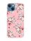 Матовий рожевий чохол на Apple iPhone 13 :: Фон Троянди (принт 273)