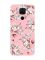 Матовий рожевий чохол на Xiaomi Redmi Note 9 :: Фон Троянди (принт 273)
