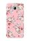 Матовий рожевий чохол на Samsung Galaxy J5(2016) J510 :: Фон Троянди (принт 273)
