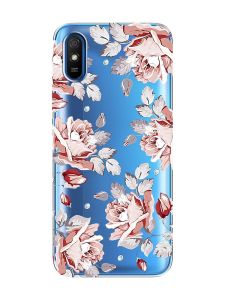 Прозорий чохол на Xiaomi Redmi 9A  :: Фон Троянди (принт 273)