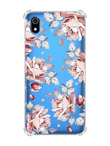 Чохол з потовщеними кутами для Xiaomi Redmi 7A :: Фон Троянди (принт 273)