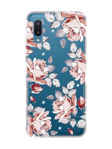 Прозорий чохол на Samsung Galaxy A02/A022 (2021) :: Фон Троянди (принт 273)