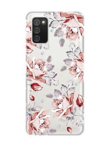 Прозорий чохол для Samsung Galaxy A02s :: Фон Троянди (принт 273)