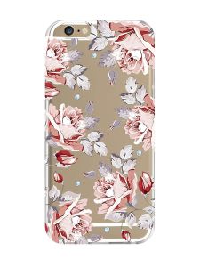 Прозорий чохол на iPhone 6/6s :: Фон Троянди (принт 273)