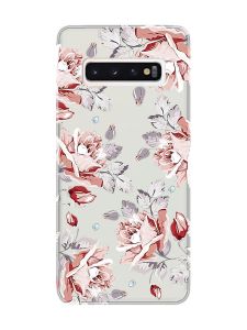 Прозорий чохол на Samsung Galaxy S10 :: Фон Троянди (принт 273)