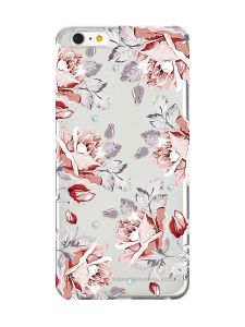 Прозорий чохол на iPhone 6+/6 Plus :: Фон Троянди (принт 273)