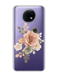 Прозорий чохол на Xiaomi Redmi Note 9T/Redmi Note 9 5G :: Троянди (принт 275)
