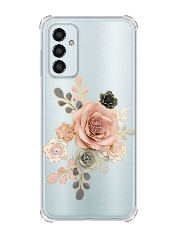 Чохол із потовщеними кутами на Samsung Galaxy M13 4G :: Троянди (принт 275)