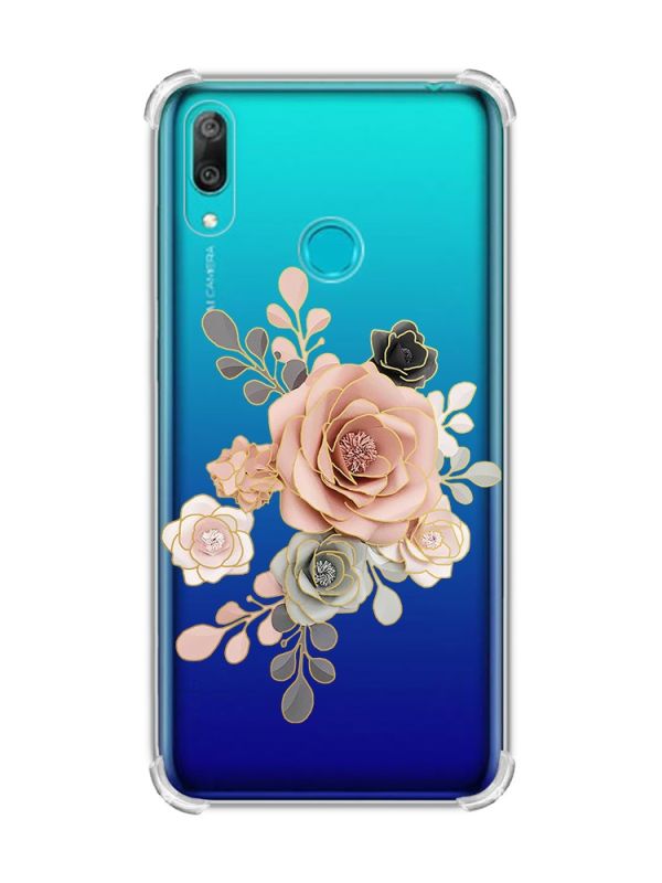 Чохол з потовщеними кутами Huawei Y7 2019/Y7 prime 2019 :: Троянди (принт 275)