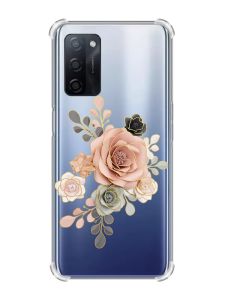 Чохол з потовщеними кутами на Oppo A55 :: Троянди (принт 275)