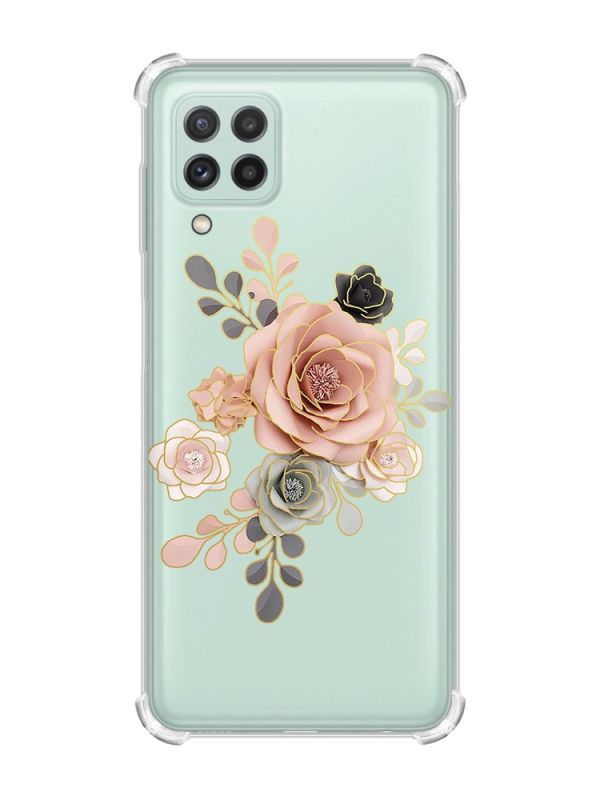 Чохол із потовщеними кутами на Samsung Galaxy A22 5G / A22s 5G :: Троянди (принт 275)