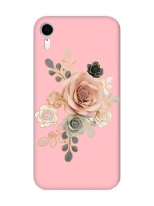 Матовий рожевий чохол на Apple iPhone XR :: Троянди (принт 275)